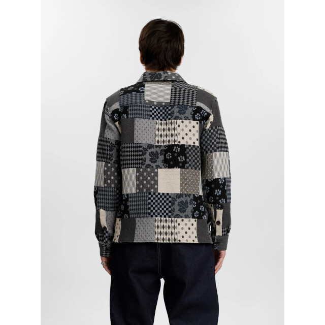 Anerkjendt 901950 akoscar patchwork overshirt 3134 cloud blue 901950 large