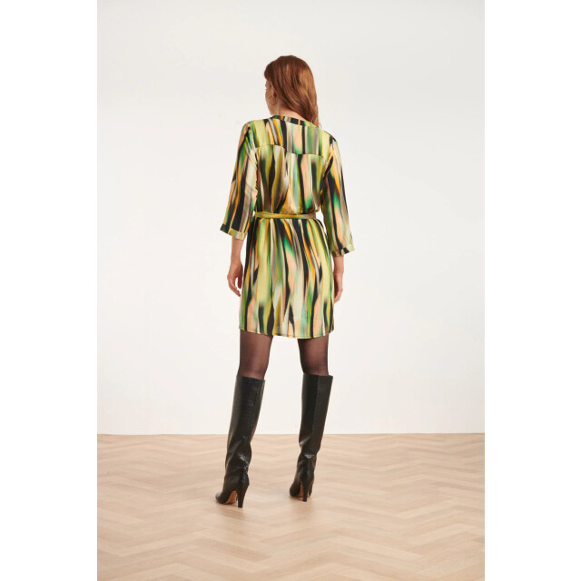 Smashed Lemon 24639 kort jurk met abstracte print | 24639-530-999 large