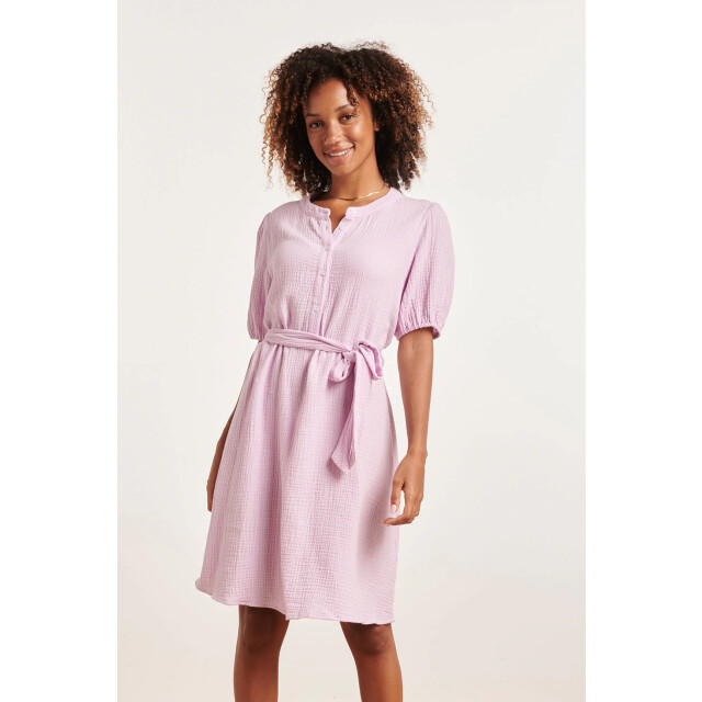 Smashed Lemon 24350 stijlvol lila korte jurk | 24350-300-XXL large