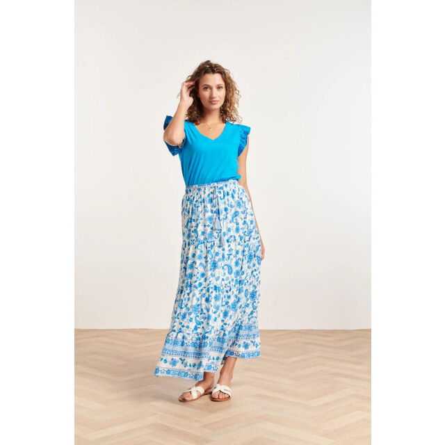 Smashed Lemon 24315 prachtige bloemen paisley maxi rok | 24315-000-625 large