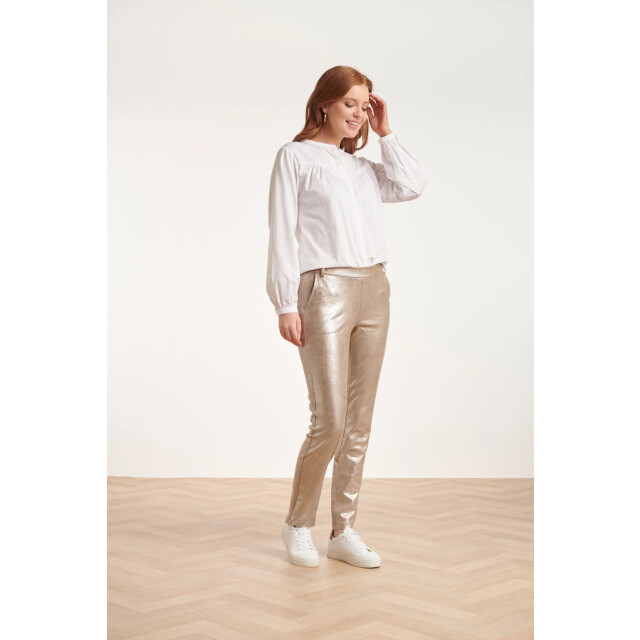 Smashed Lemon 24734 suedine broek | 24734-020-XXL large