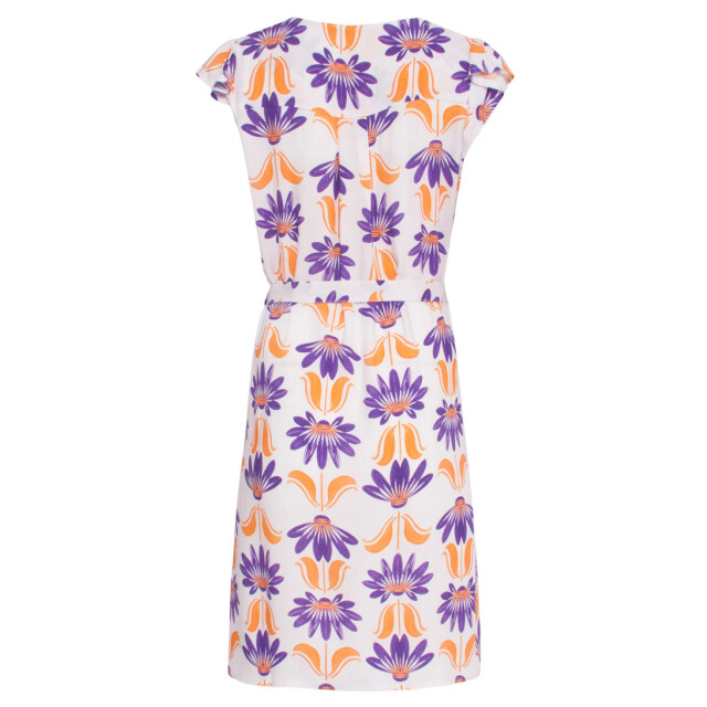 Smashed Lemon 24369 dames korte te jurk met ruchesallover 24369-010-998 large