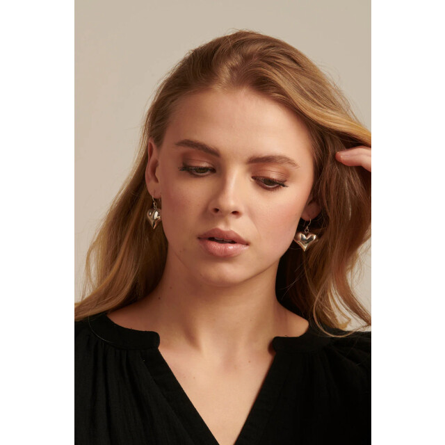 Smashed Lemon 60008 en chunky hart oorbellen | 60008-020-OS large