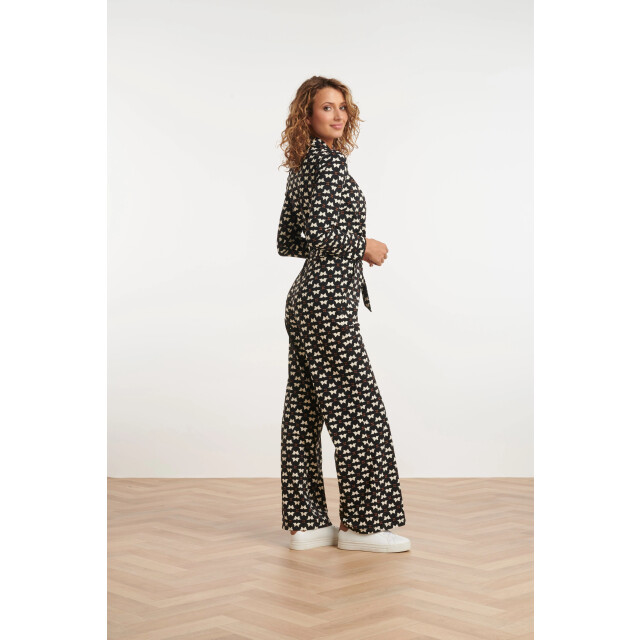 Smashed Lemon 24815 grafisch geprinte travel kwaliteit jumpsuit | 24815-999-720 large