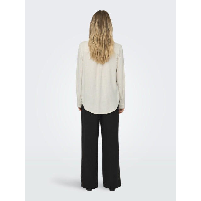 Only Asmin-siesta ls linen bl shirt zand 4309.04.0003 large