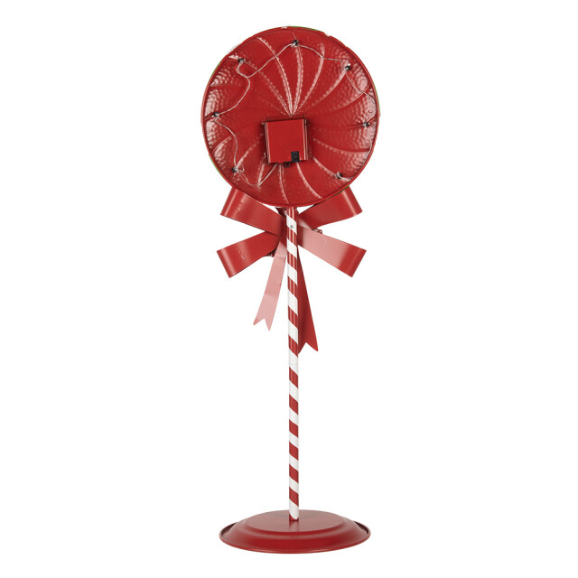 Clayre & Eef Kerstdecoratie met led-verlichting lolly 36x29x100 cm groen 3174049 large