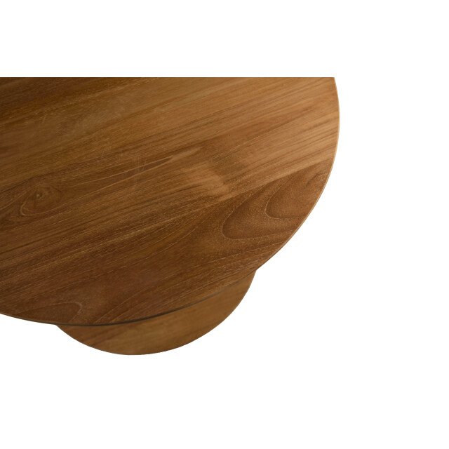 HSM Collection -ronde salontafel coffees-50x50x40-naturel-teak 3041953 large