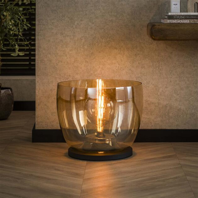 Hoyz vloerlamp up xxl amberkleurig glas Ø48 3171174 large