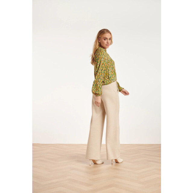 Smashed Lemon 24521 bladeren print top | 24521-530-998 large