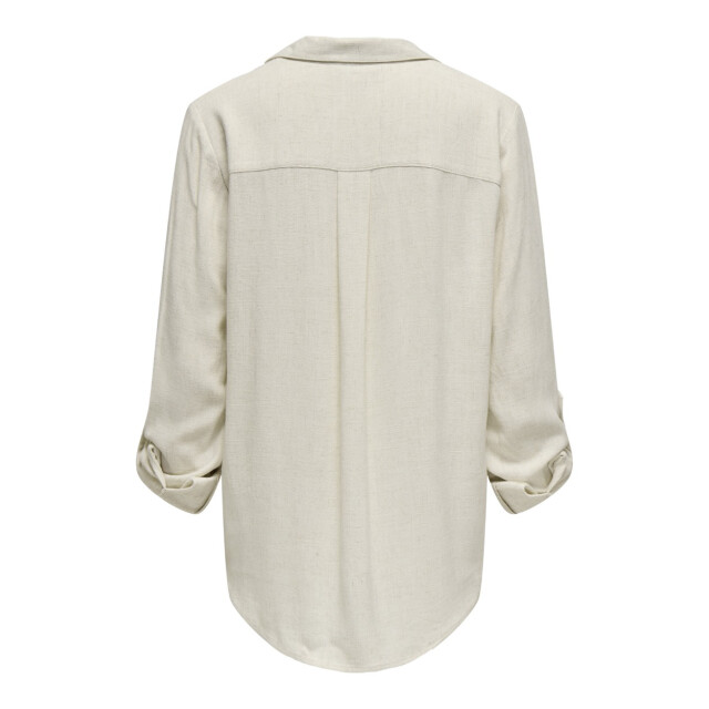 Only Asmin-siesta ls linen bl shirt zand 4309.04.0003 large