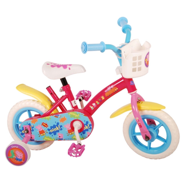 Peppa Pig Kinderfiets doortrapper Peppa Pig Kinderfiets - Doortrapper large