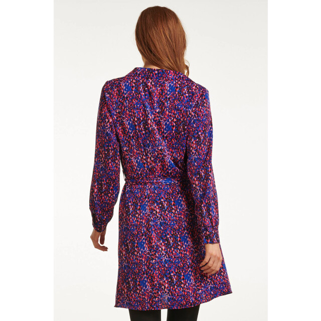 Smashed Lemon 23719-998 v-hals jurkvlekprint paars | 23719-998-S large