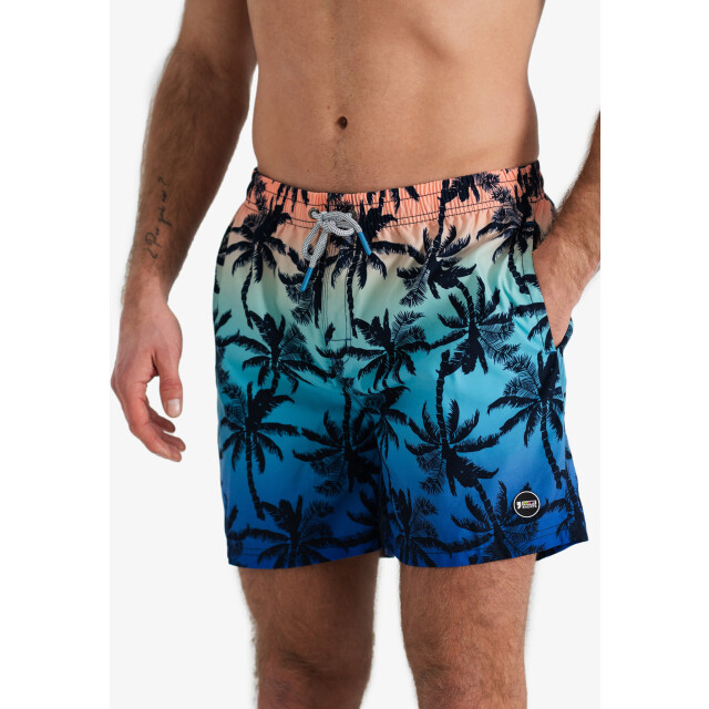 Happy Shorts Heren zwemshort palmbomen colorflow print HS-SW-1157 large