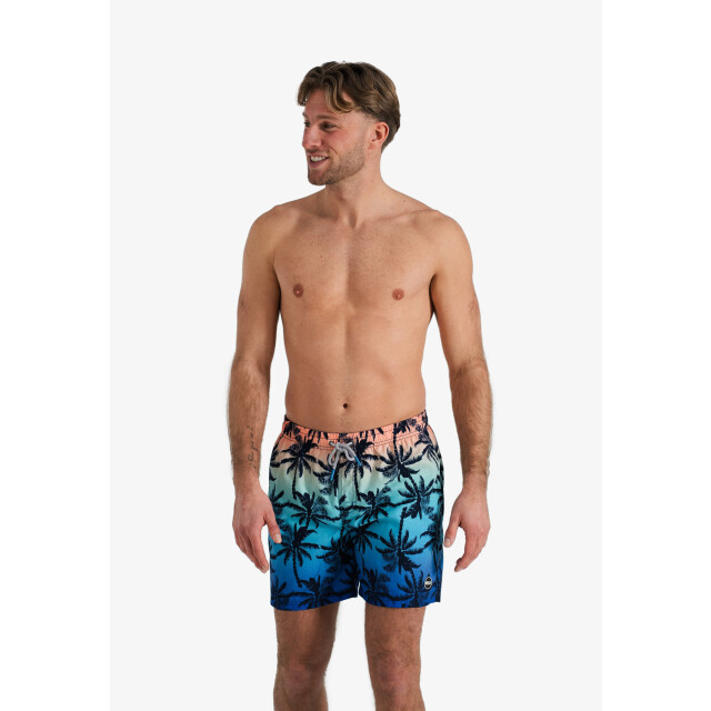 Happy Shorts Heren zwemshort palmbomen colorflow print HS-SW-1157 large