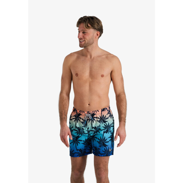 Happy Shorts Heren zwemshort palmbomen colorflow print HS-SW-1157 large