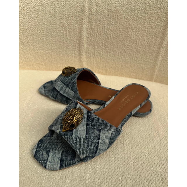 Kurt Geiger Kensington slipper denim 60217 large