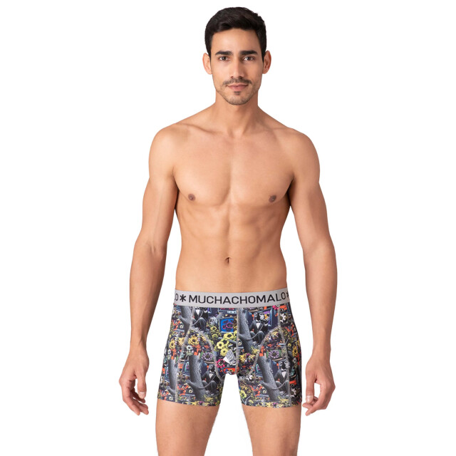 Muchachomalo Men 12 pack boxer hort print/olid giftbox 58983 large