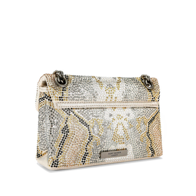 Kurt Geiger Mini kensington metal combo fabric 59099 large