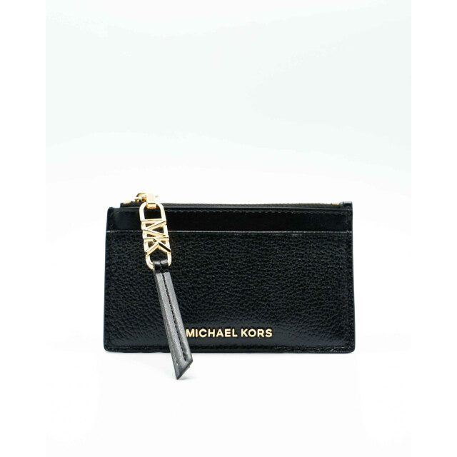Michael Kors Pebbled card case leer 59073 large