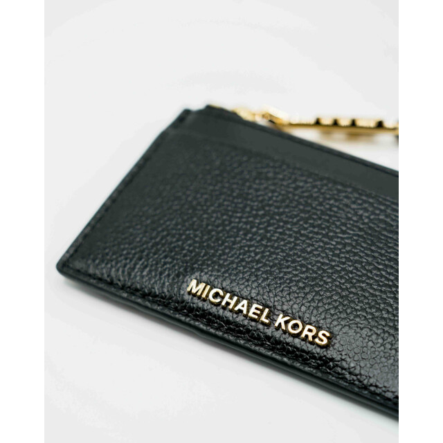 Michael Kors Pebbled card case leer 59073 large