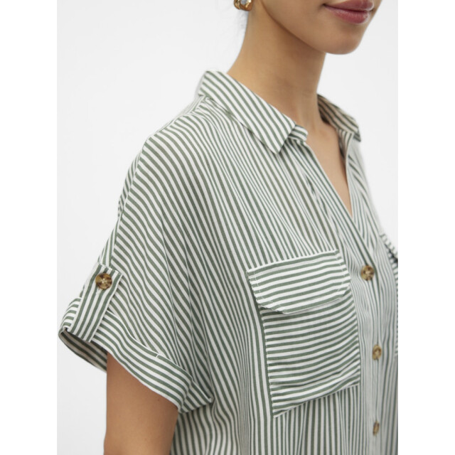 Vero Moda vmbumpy ss shirt wvn ga noos 10310139 laurel wreath 06613.369.0018 large
