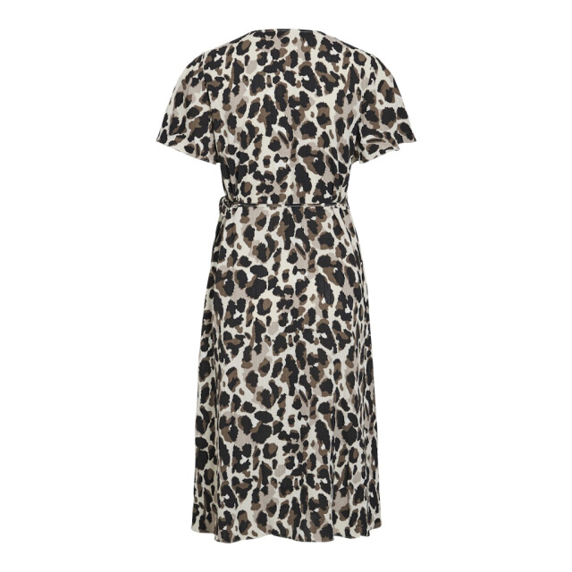 Vila vilovie s/s wrap midi dress noos 14059666 birch 06311.849.0008 large