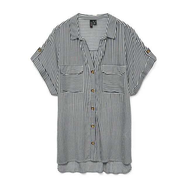 Vero Moda vmbumpy ss shirt wvn ga noos 10310139 india ink 06613.273.0001 large
