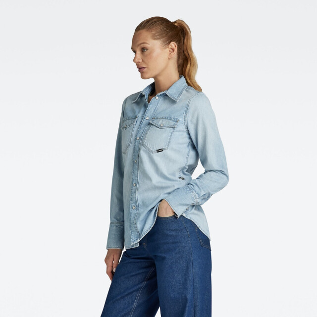 G-Star slim western shirt l\s wmn d24343-d539 g342 06615.240.0045 large