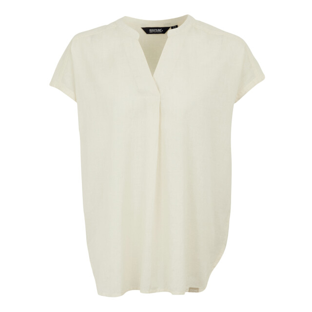 Regatta Dames rianne v hals shirt UTRG11640_lightvanilla large