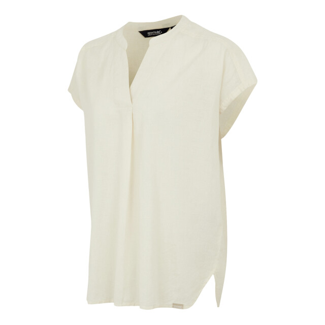 Regatta Dames rianne v hals shirt UTRG11640_lightvanilla large