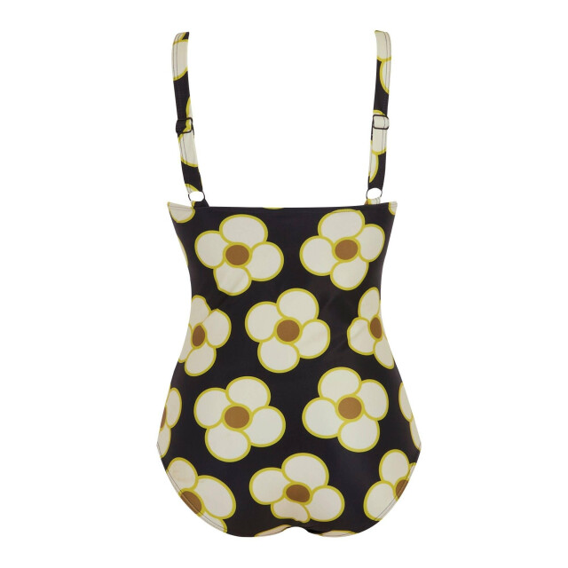 Regatta Dames orla kiely spinning flower eendelig zwempak UTRG11666_black large