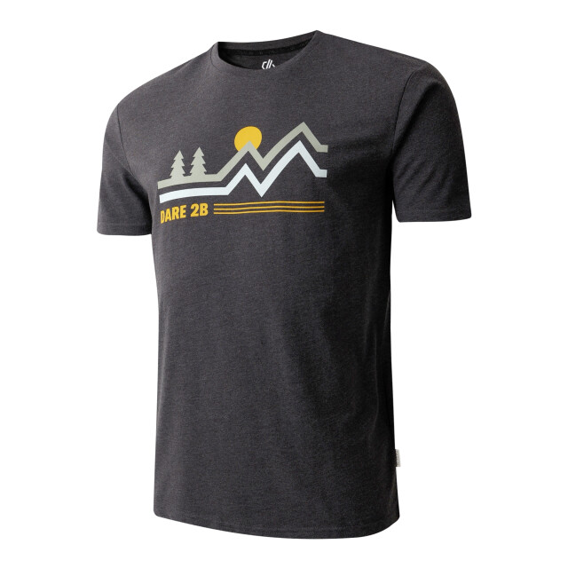 Dare2b Heren movement iii landschap t-shirt UTRG11628_charcoalgreymarl large