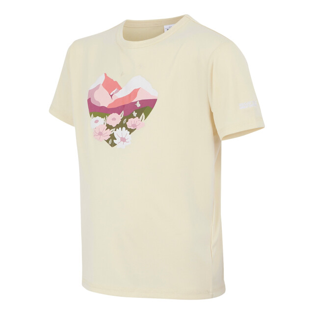 Regatta Kinderen/kinderen alvarado ix bloemen t-shirt UTRG11626_lightvanilla large