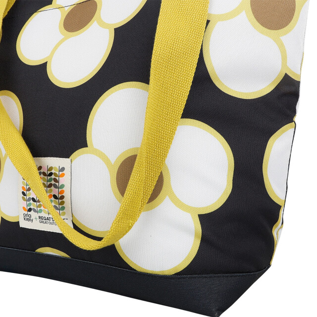 Regatta Orla kiely tote bag met spinnende bloem UTRG11733_yellow large