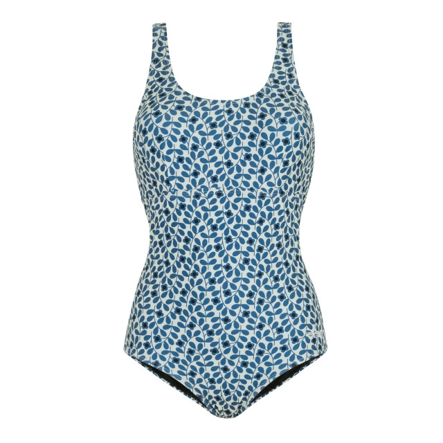 Regatta Dames orla kiely jasmine bloem eèndelig zwempak UTRG11699_blue large