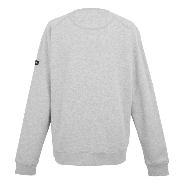 Regatta Heren nithsdale linear mountain crew hals sweatshirt UTRG11757_greymarl large