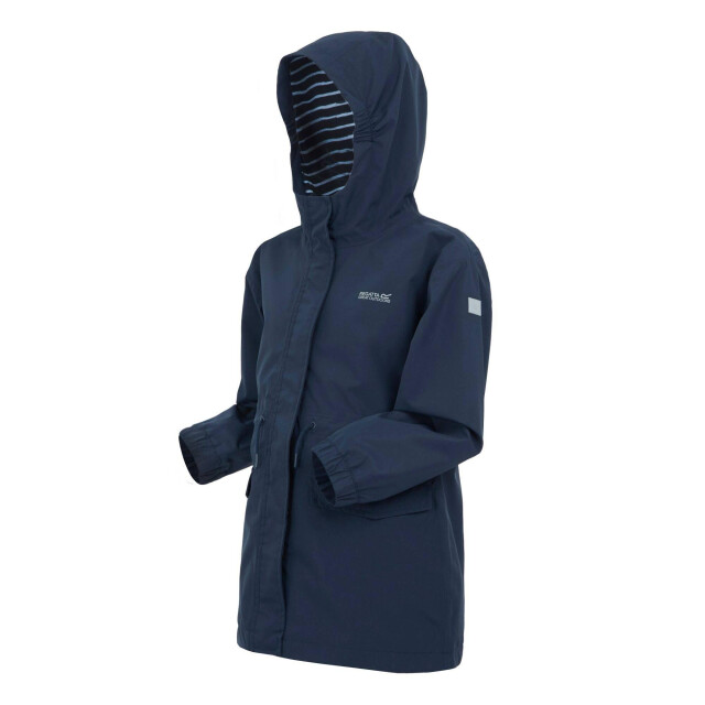 Regatta Waterdicht kinderjack ballina stripe UTRG11769_navywhite large