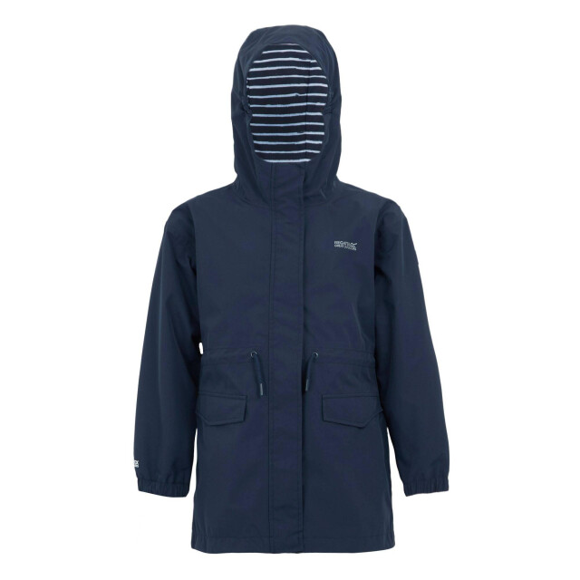 Regatta Waterdicht kinderjack ballina stripe UTRG11769_navywhite large