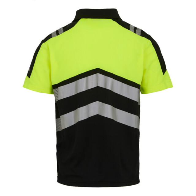 Regatta Heren hi-vis poloshirt UTRG11781_blackyellow large