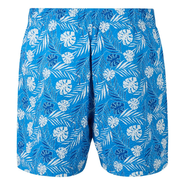 Regatta Heren loras leaf seersucker zwemshort UTRG11779_elysiumblue large