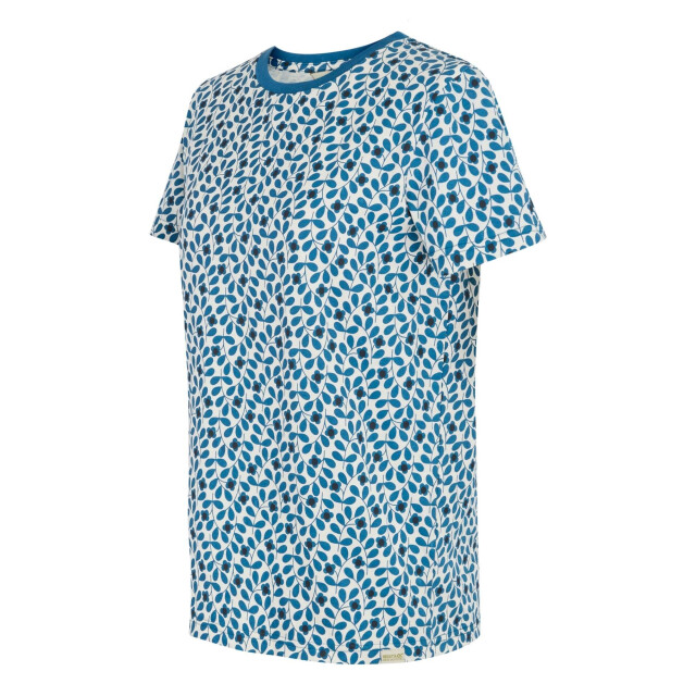 Regatta Dames orla kiely jasmine flower t-shirt UTRG11783_blue large