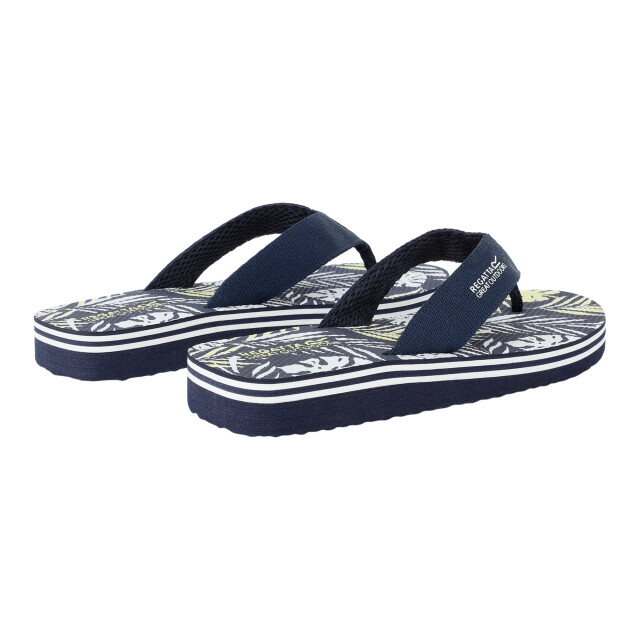 Regatta Heren rico leaf teenslippers UTRG11802_navy large