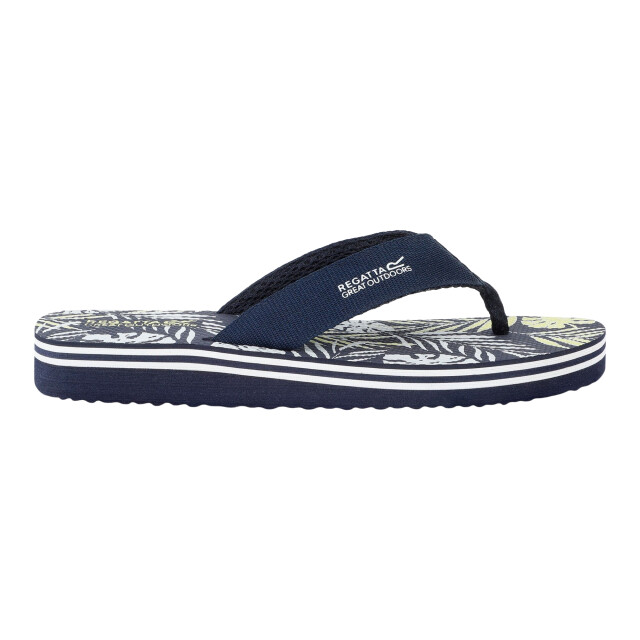 Regatta Heren rico leaf teenslippers UTRG11802_navy large