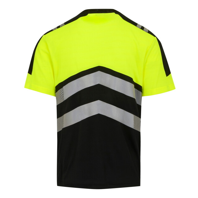 Regatta Heren high-vis t-shirt UTRG11818_blackyellow large