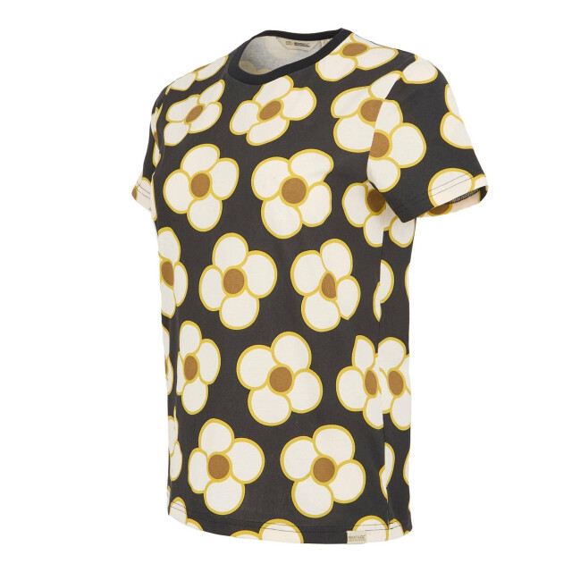 Regatta Dames orla kiely spinning flower t-shirt UTRG11843_black large