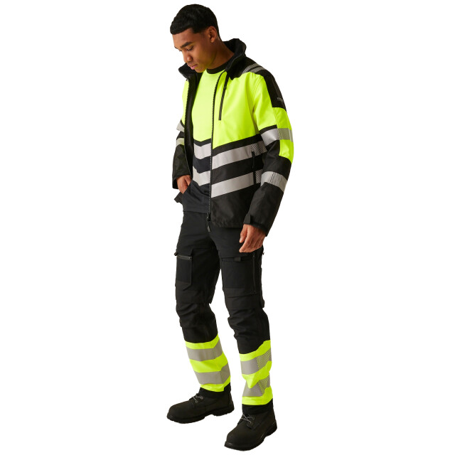 Regatta Waterdichte jas voor heren UTRG11870_blackyellow large