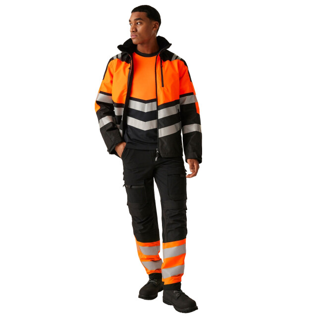 Regatta Waterdichte jas voor heren UTRG11870_blackorange large