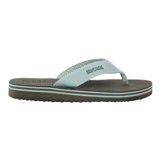 Regatta Heren rico teenslippers UTRG11874_darkkhakiglaciergreen large