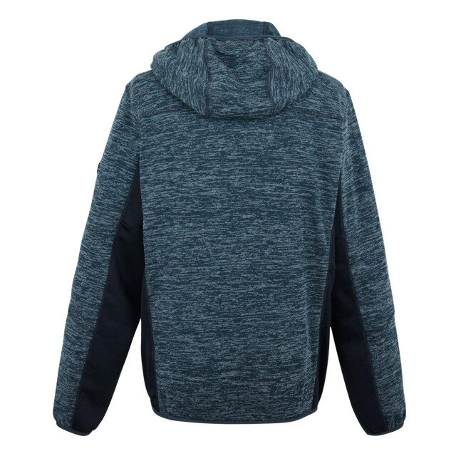 Regatta Heren alven full zip fleecejack UTRG11883_moonlightdenimnavymarl large