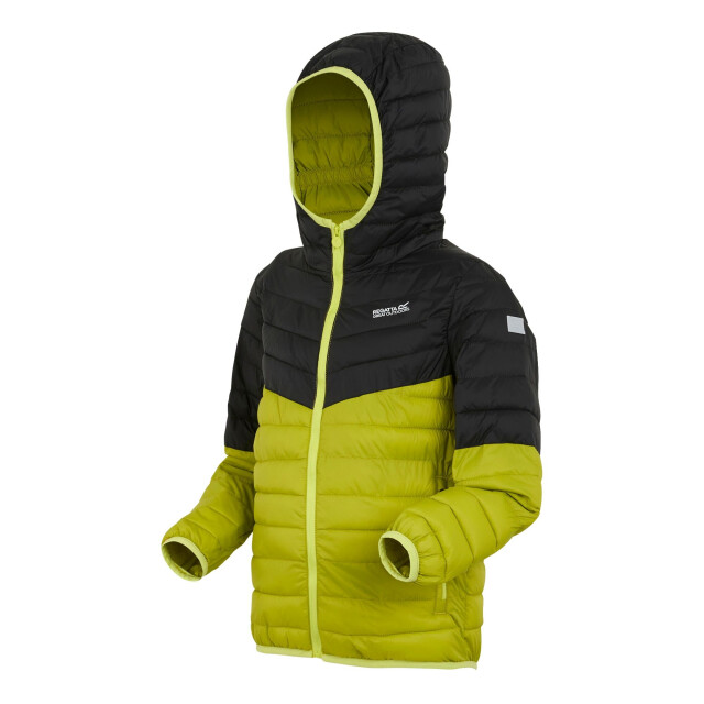 Regatta Childrens/kids hillpack iii hooded jacket UTRG11885_grenoblegreenblackwildlime large